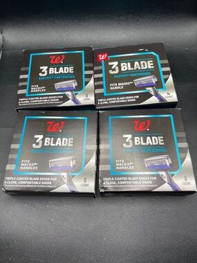 28 Refill Cartridges that fit the Gillette Mach3 Handle - Walgreens Brand